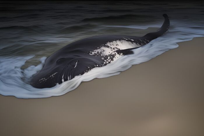 "Taking Out The Trash" - Inspired By An Article I Read Of A Beached, Dead Whale, And How Pollution Is Affecting Sea Life