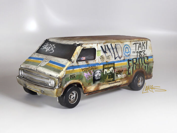 Vintage At&t Van Line Truck