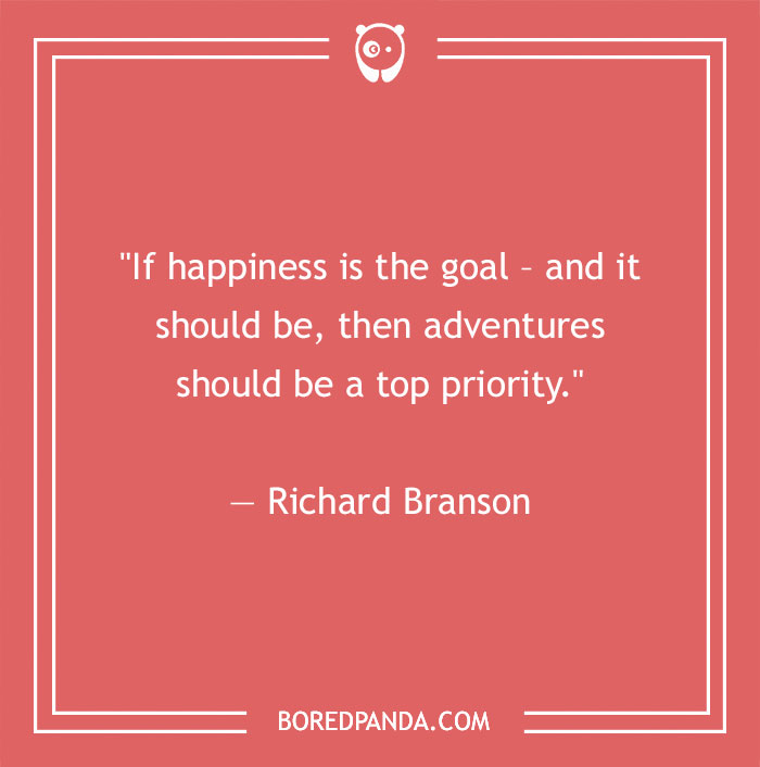 Richard Branson quote about adventure