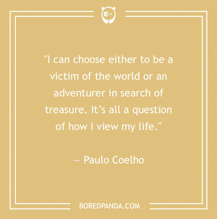 Paulo Coelho quote about adventure