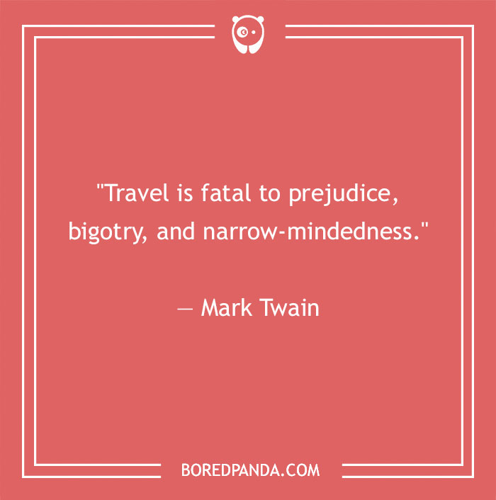 Mark Twain quote about travel