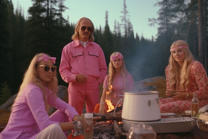 Behind-The-Scenes Of Finnish Barbie Movie From The 70s (20 Pics)