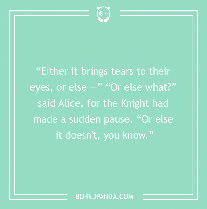 Alice in Wonderland quote on crying