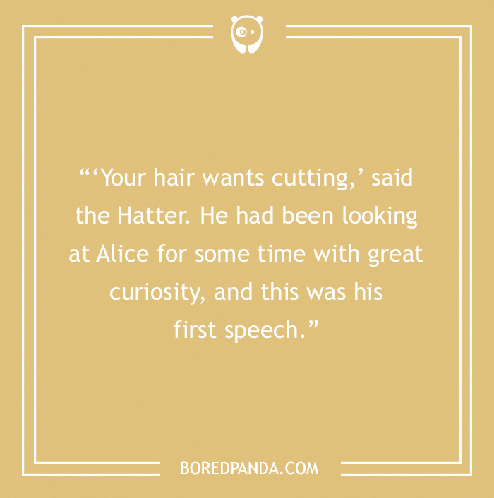 Quote from Alice in Wonderland 