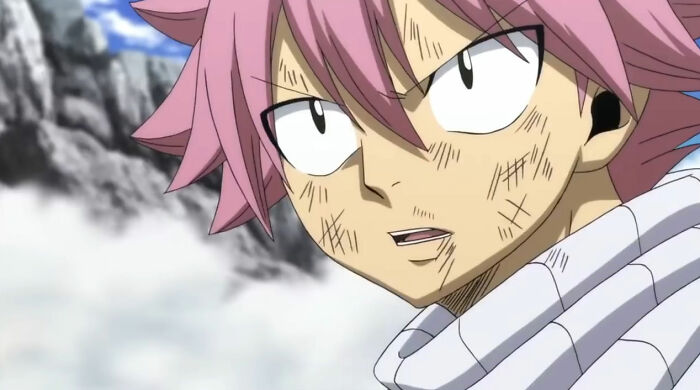Natsu Dragneel from Fairy Tail quote about giving up