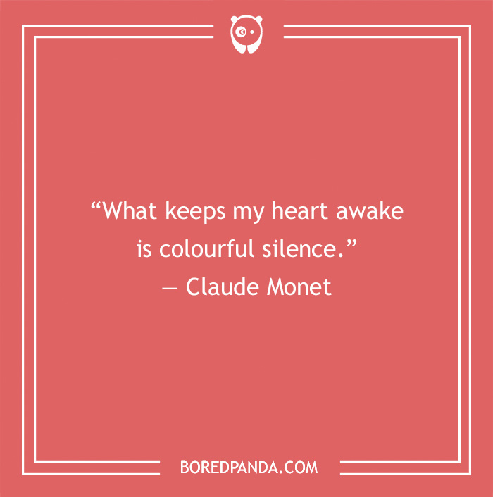 Art Quote by Claude Monet