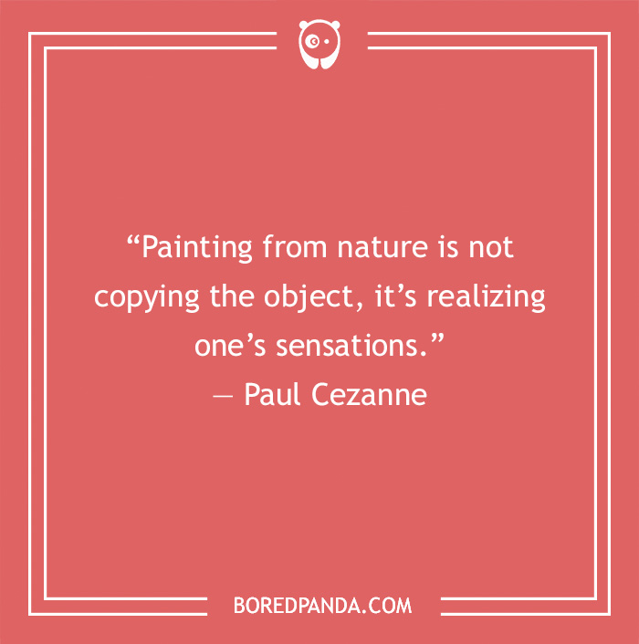 Art Quote by Paul Cezanne
