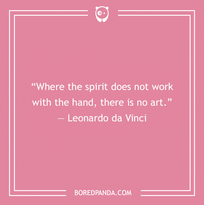 Art Quote by Leonardo da Vinci