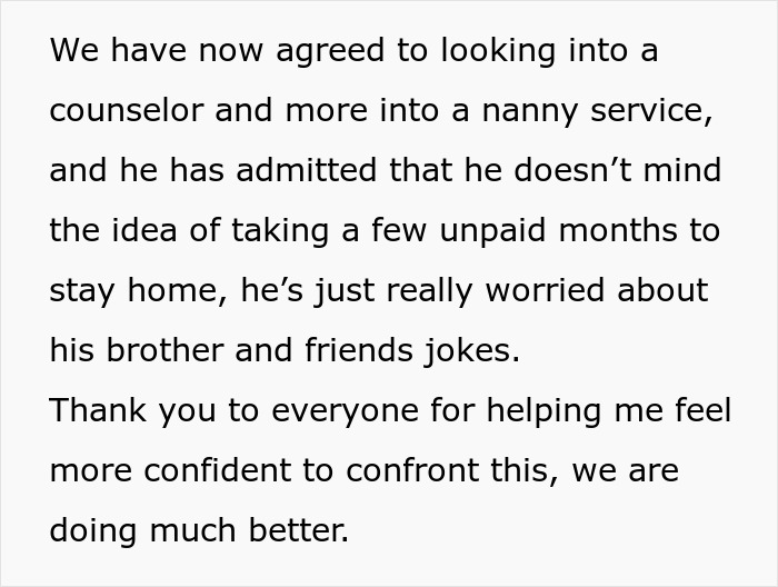 Pregnant Woman Gives Spouse A Wake-Up Call Over His Idea Of Her Being A Stay-At-Home Mom Pregnant Woman Gives Spouse A Wake-Up Call Over His Idea Of Her Being A Stay-At-Home Mom
