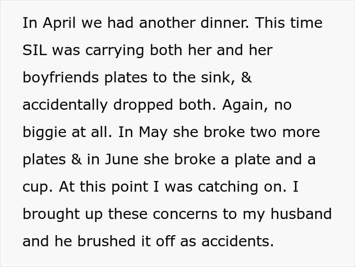 Woman Exposes ‘Clumsy’ SIL’s Secret At Dinner Table For All To See, She Leaves Sobbing
