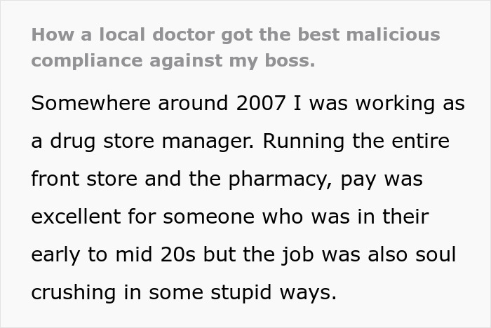 Boss Demands A Doctor&rsquo;s Note To Allow This Cashier To Drink At The Register, Doc Doesn&rsquo;t Hold Back