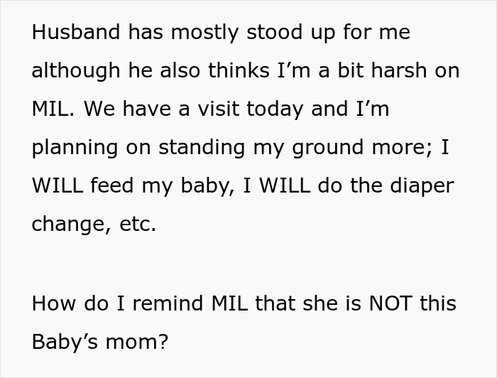 “She Is Not This Baby’s Mom”: Mom Desperate After MIL Starts Acting Unhinged Around Her Baby “She Is Not This Baby’s Mom”: Mom Desperate After MIL Starts Acting Unhinged Around Her Baby