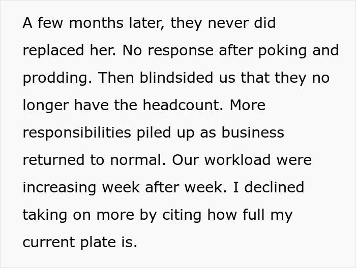Person Gets Denied Promotion And Quits, Their Coworker Does The Same After Getting Their Workload Person Gets Denied Promotion And Quits, Their Coworker Does The Same After Getting Their Workload