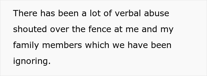 "Neighbor Doesn't Like Me Using My Own Garden" "Neighbor Doesn't Like Me Using My Own Garden"