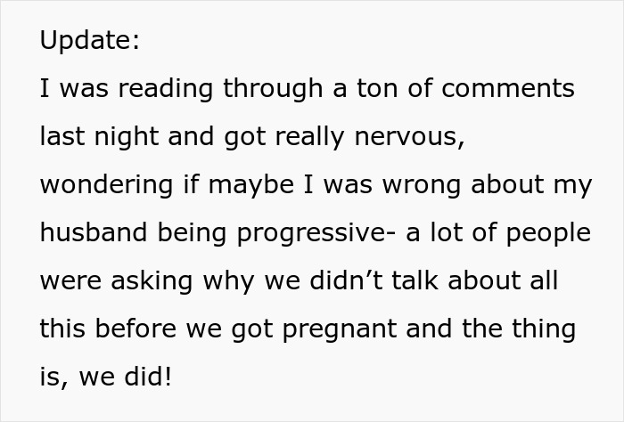 Pregnant Woman Gives Spouse A Wake-Up Call Over His Idea Of Her Being A Stay-At-Home Mom Pregnant Woman Gives Spouse A Wake-Up Call Over His Idea Of Her Being A Stay-At-Home Mom