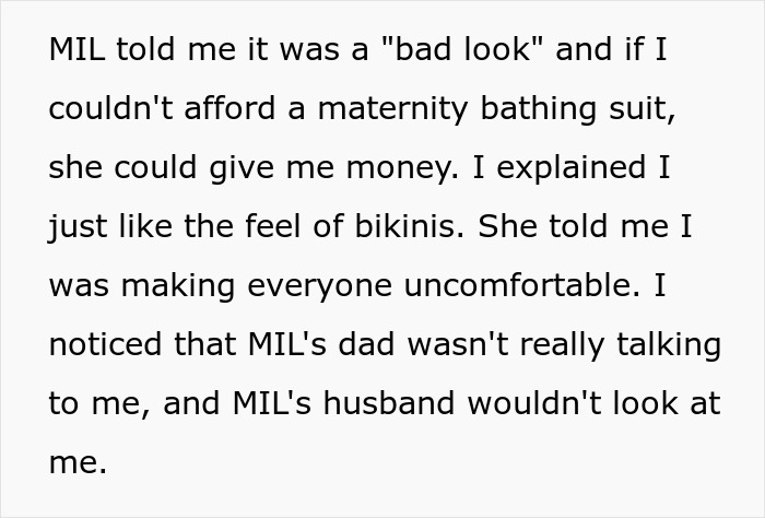 MIL Starts Drama Over Pregnant Woman Wearing A Bikini As It’s Making Her Husband Nauseous