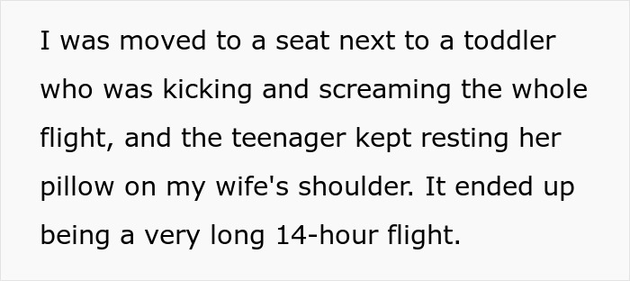 Man Discovers A Full-Grown Teen After Parents Begged For Him To Swap Plane Seats To Be Together Man Discovers A Full-Grown Teen After Parents Begged For Him To Swap Plane Seats To Be Together