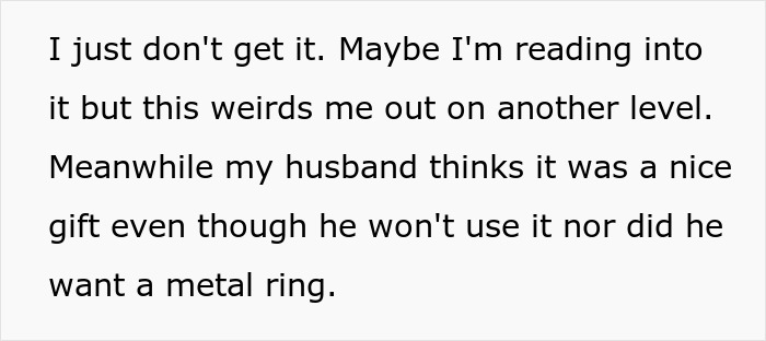 Mom Buys Her Son A Backup Wedding Band 3 Months After Wedding, Wife Is Baffled And Vents Online Mom Buys Her Son A Backup Wedding Band 3 Months After Wedding, Wife Is Baffled And Vents Online
