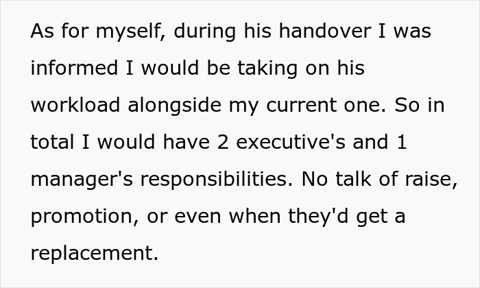 Person Gets Denied Promotion And Quits, Their Coworker Does The Same After Getting Their Workload Person Gets Denied Promotion And Quits, Their Coworker Does The Same After Getting Their Workload