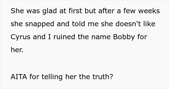 Woman Wants To Name Her Baby After Grandad, Is Upset Her Brother Revealed It Was A Hated Nickname Woman Wants To Name Her Baby After Grandad, Is Upset Her Brother Revealed It Was A Hated Nickname