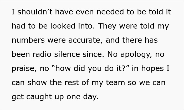 Woman Becomes The Top Performer In A New Company, Drops To Bare Minimum After Being Investigated Woman Becomes The Top Performer In A New Company, Drops To Bare Minimum After Being Investigated
