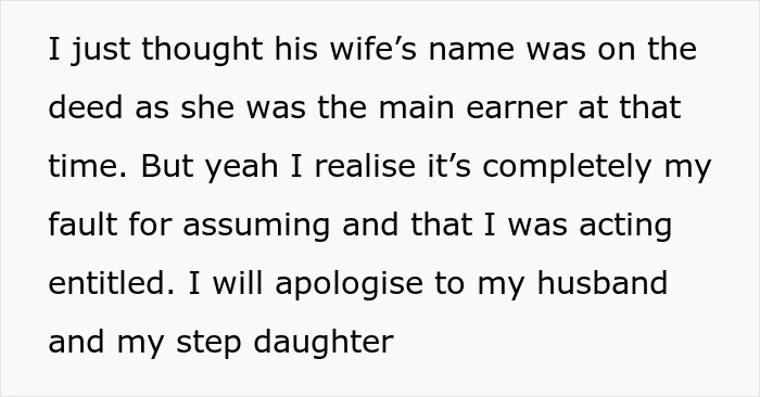 “[Am I The Jerk] For Being Mad That My Stepdaughter Will Inherit Our House?" 
