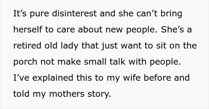 Family Drama Ensues After Wife Keeps Trying To Make MIL Like Her, Husband Tells Her She Never Will Family Drama Ensues After Wife Keeps Trying To Make MIL Like Her, Husband Tells Her She Never Will