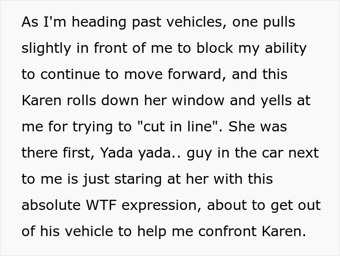 'Karen' Gets Instant Karma After She Yells At A Disabled Woman For Trying To 'Cut In Line'
