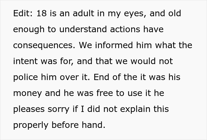 20 Y.O. Spends All His College Money On Traveling, Parents Show Him That Actions Have Consequences
