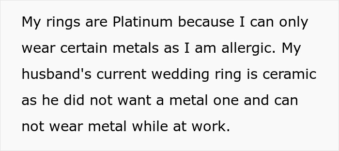 Mom Buys Her Son A Backup Wedding Band 3 Months After Wedding, Wife Is Baffled And Vents Online Mom Buys Her Son A Backup Wedding Band 3 Months After Wedding, Wife Is Baffled And Vents Online