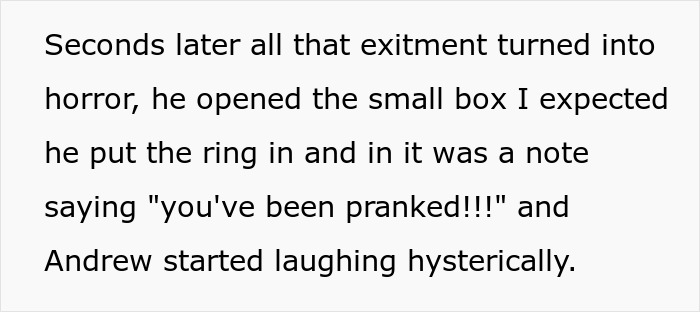 Guy 'Pranks' His GF Of 5 Years With A Fake Proposal, Cries When She Dumps Him