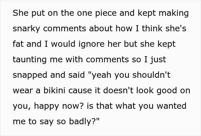 Woman Packs Her Bags And Leaves After Friend Tells Her What She Really Thinks About Her In A Bikini Woman Packs Her Bags And Leaves After Friend Tells Her What She Really Thinks About Her In A Bikini