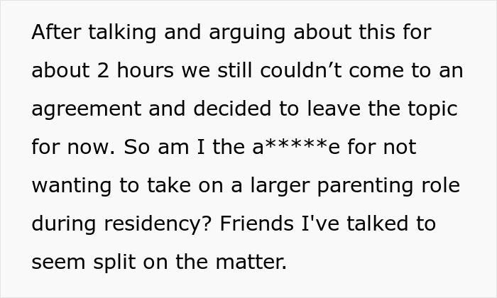 “Am I The Jerk For Not Helping My Partner With Our Newborn?” “Am I The Jerk For Not Helping My Partner With Our Newborn?”
