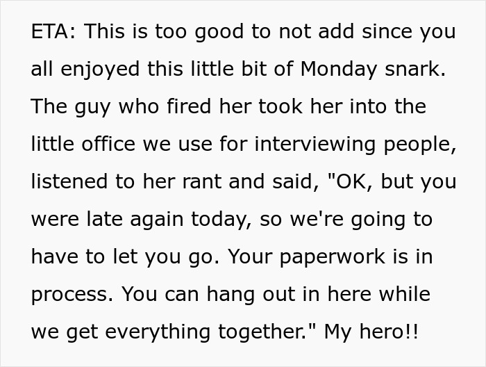 Woman Is Upset Coworkers Have Zero Interest In Her Life, Reports Them To HR But Gets Laid Off Instead