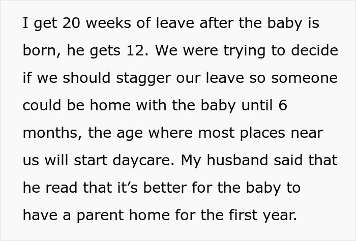Pregnant Woman Gives Spouse A Wake-Up Call Over His Idea Of Her Being A Stay-At-Home Mom Pregnant Woman Gives Spouse A Wake-Up Call Over His Idea Of Her Being A Stay-At-Home Mom