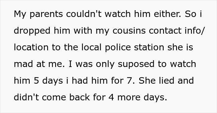 Mom Livid That Cousin Took Her Toddler To The Police After She Hadn’t Been Answering Their Calls Mom Livid That Cousin Took Her Toddler To The Police After She Hadn’t Been Answering Their Calls