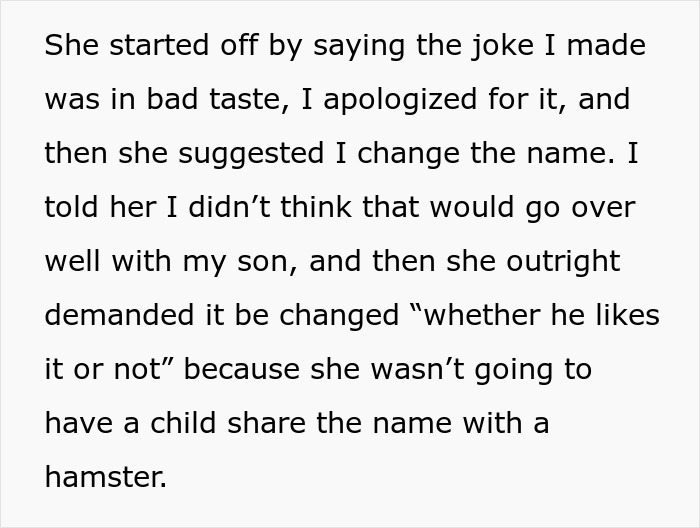 Parent Won’t Make Son Change Hamster's Name Which SIL Wants For Her Child, She Absolutely “Blows Up”