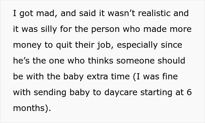 Pregnant Woman Gives Spouse A Wake-Up Call Over His Idea Of Her Being A Stay-At-Home Mom Pregnant Woman Gives Spouse A Wake-Up Call Over His Idea Of Her Being A Stay-At-Home Mom