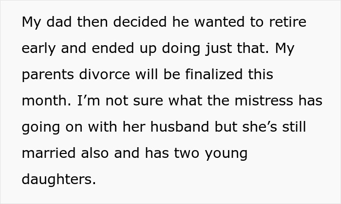Dad Blows Up Family To Have An Affair, Wants His Reluctant Daughters To Meet His Mistress Dad Blows Up Family To Have An Affair, Wants His Reluctant Daughters To Meet His Mistress