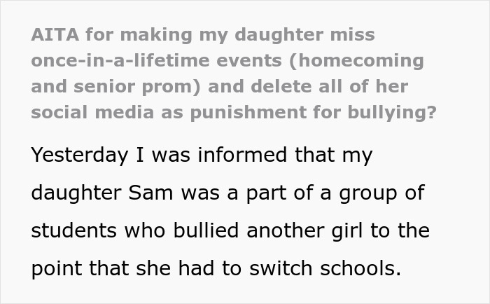 Teen Bullies Girl So Badly She Switches Schools, Begs Dad For Lesser Punishment After He Finds Out Teen Bullies Girl So Badly She Switches Schools, Begs Dad For Lesser Punishment After He Finds Out