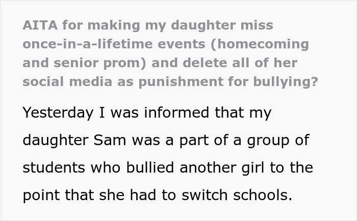Teen Bullies Girl So Badly She Switches Schools, Begs Dad For Lesser Punishment After He Finds Out