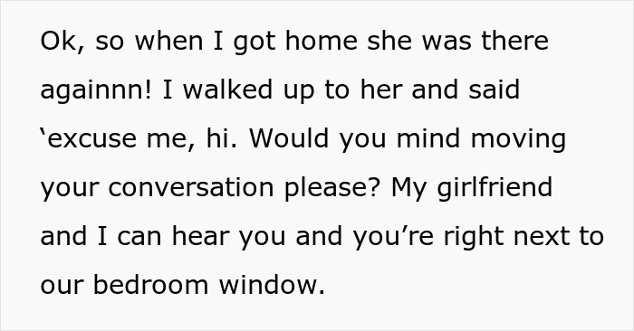 Guy Is Annoyed With Neighbor’s Late Evening Chats On The Phone By His Window, Chooses Pettiness