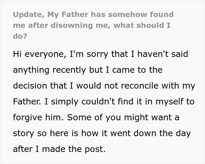 Father Disowns Son Over False Allegation, Tracks Him Down Years Later To Say Sorry