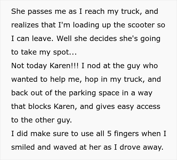 'Karen' Gets Instant Karma After She Yells At A Disabled Woman For Trying To 'Cut In Line' 'Karen' Gets Instant Karma After She Yells At A Disabled Woman For Trying To 'Cut In Line'