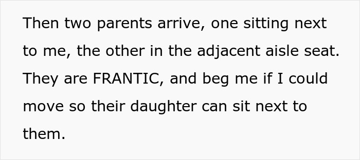 Man Discovers A Full-Grown Teen After Parents Begged For Him To Swap Plane Seats To Be Together Man Discovers A Full-Grown Teen After Parents Begged For Him To Swap Plane Seats To Be Together