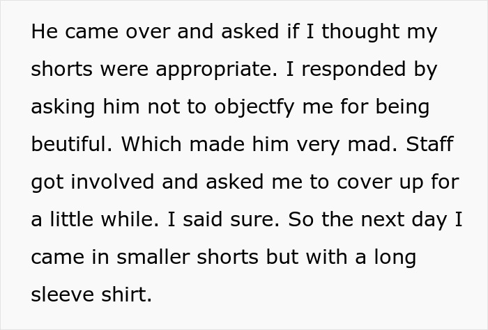 “Am I The [Jerk] For Wearing Short Shorts To The Gym Even After Being Asked To Stop?”