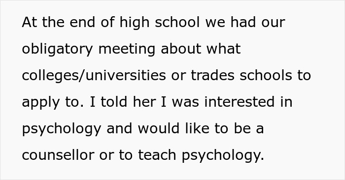 Guidance Counselor Is Shocked This Student Doesn't Recognize Her, But It's All Part Of Revenge