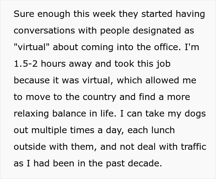 Worker Given 90 Days To Return To Office Or Be Terminated, Refuses To Go Down Without A Fight Worker Given 90 Days To Return To Office Or Be Terminated, Refuses To Go Down Without A Fight