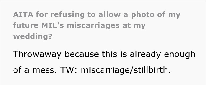 Bride Refuses To Reserve Seats For MIL’s Miscarried And Stillborn Children At Her Wedding