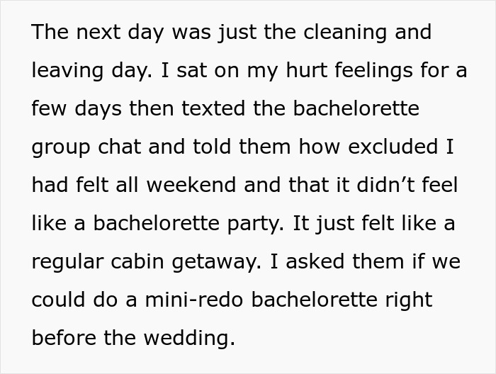 Upset Bride Left Stranded During Bachelorette Party Asks For A Redo After Friends Abandon Her Upset Bride Left Stranded During Bachelorette Party Asks For A Redo After Friends Abandon Her